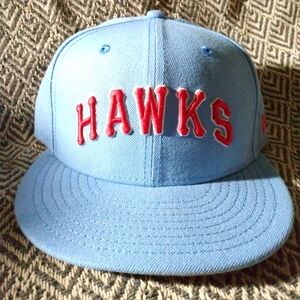 Atlanta Hawks Hardwood Classics New Era 59Fifty Snapback Hat Cap